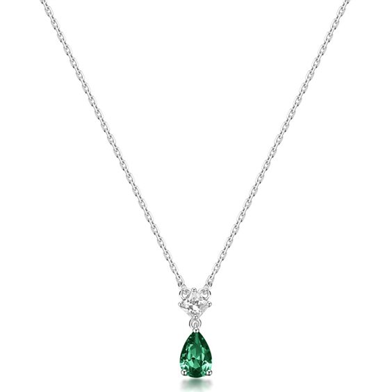 Necklace Brosway Woman FANCY LIFE GREEN in Silver Cubic Zirconia FLG109 - FLG109